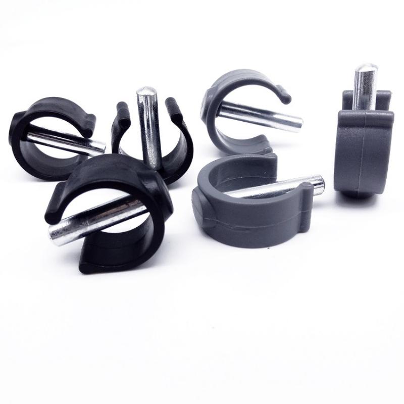 4 Stück Vielseitige C-Form Stockhalter-Clips Für Senioren Mobilitätshilfen Krücken Zubehör Rollator Ersatzteile Rutschfestes Gehen