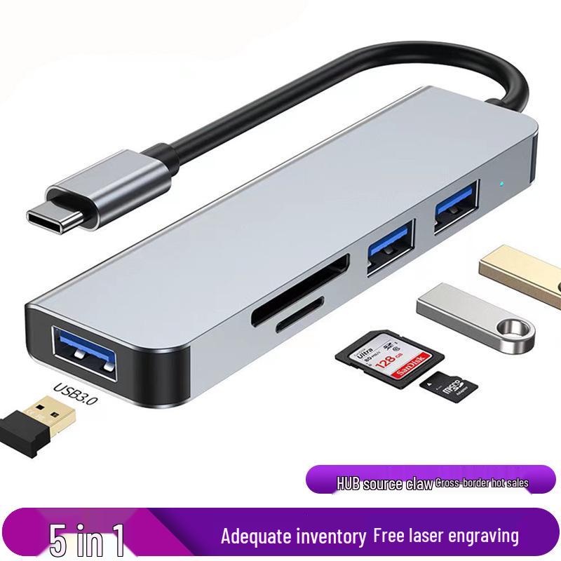 Hot Selling USB 3.0 Type-C Hub Card Reader & Phone/Computer Splitter