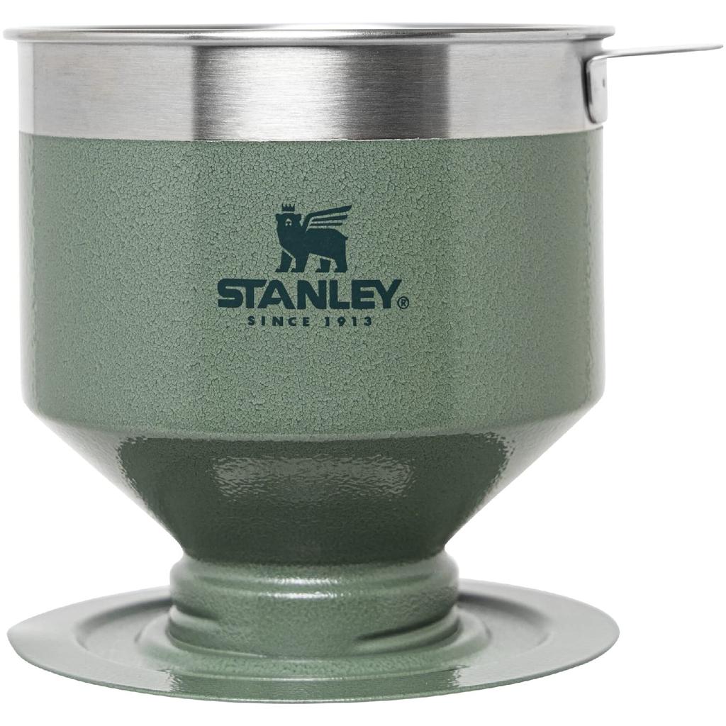 STANLEY Classic Pour-Over Green Dripper with Stainless Steel Filter, 1-4 Cups of Coffee, Ideal for Outdoor Use or Home Cafes, with Warranty