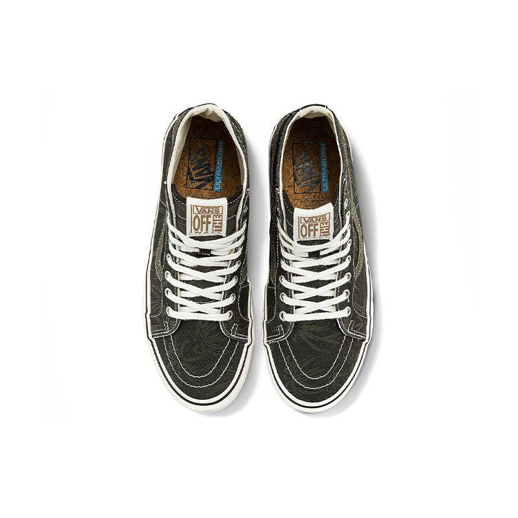 Vans Sk8-Hi 38 Decon SF Eco Theory - Black Palm Unisex Sneakers Marshmallow VN0A4UWNB73