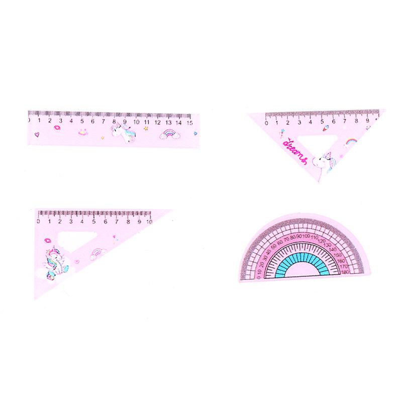 4Pcs/Set 1:12 Dollhouse Simulation Learning Ruler Model Dollhouse Learning Props