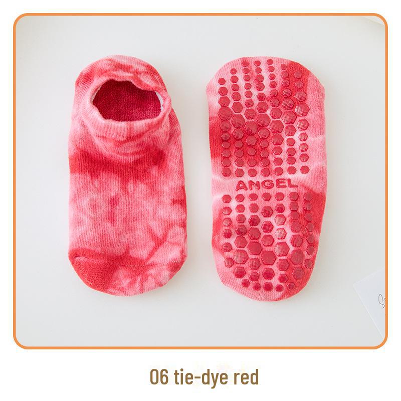 

Женские дышащие градиентные хлопковые носки для пилатеса и йоги - нескользящие, впитывающие пот невидимые носки-лодочки One Size