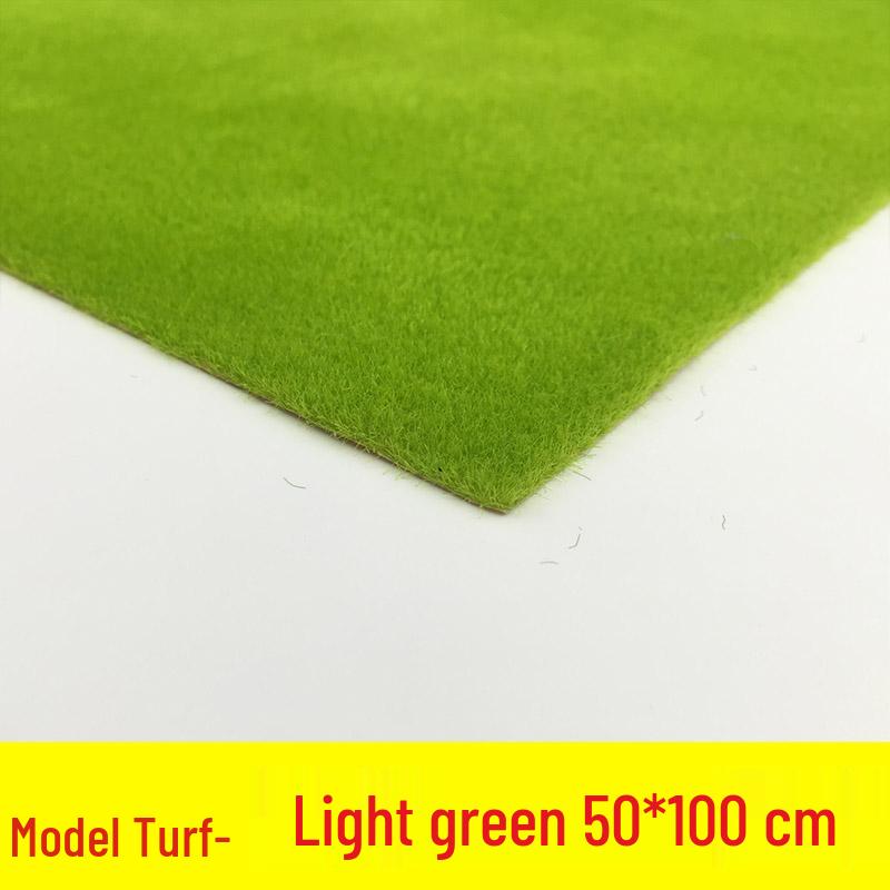 Handmade Architectural Model Turf for Outdoor Lawn and Grassland Models