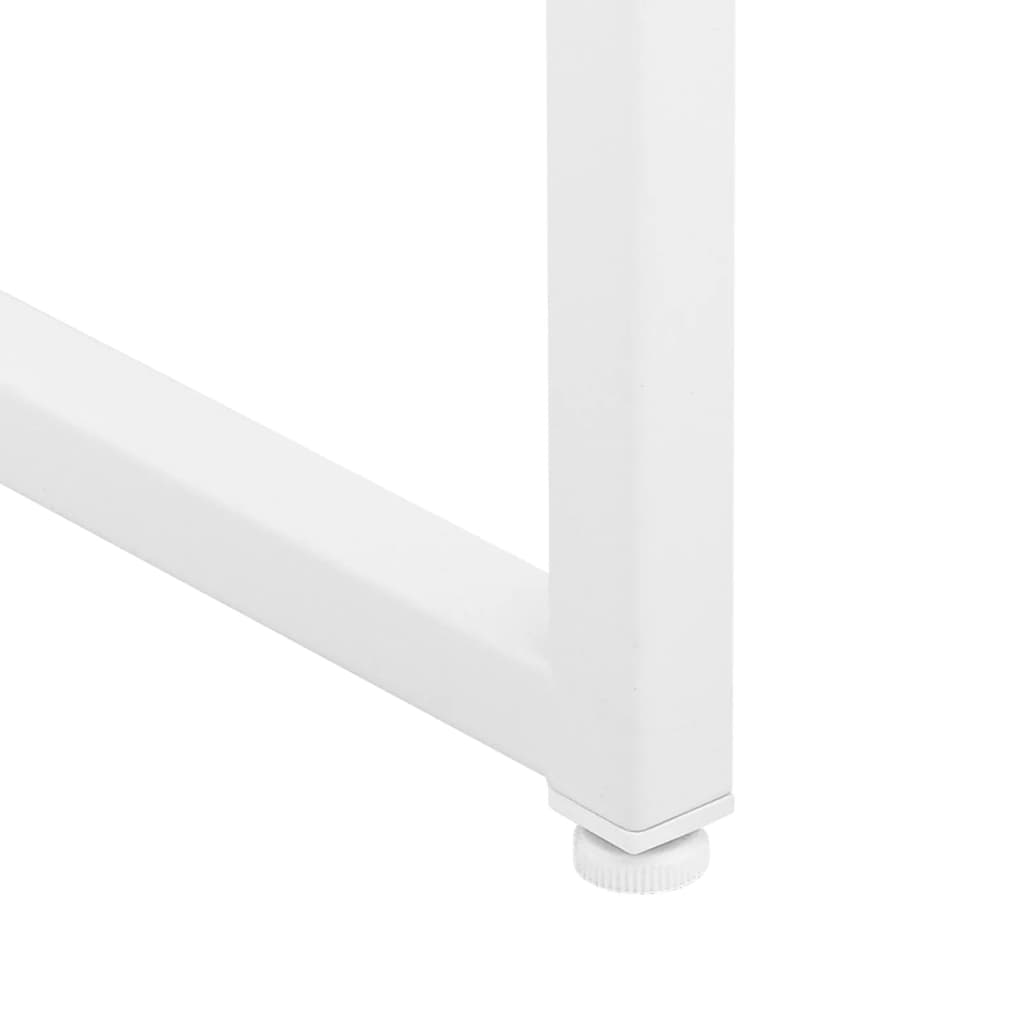 Highboard White 80 x 35 x 100 cm Steel