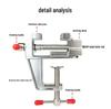 Aluminum Alloy Mini Table Vise - Small Flat Jaw Desktop Vise for DIY Projects