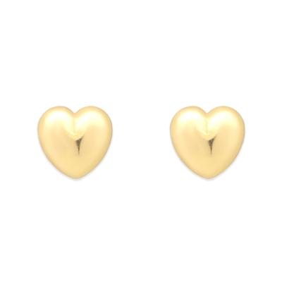 [ESTELLE] ESTELLE Official Women's Earrings K10 Yellow Gold Heart Motif 0202-3252-0019-0000