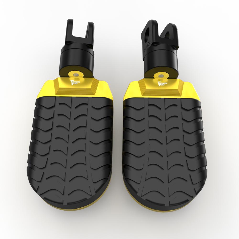 For Yamaha Tenere700/XTZ690 2019 2020 2021 2022 2023 2024 Motorcycle Front Footpegs Rests Rotatable Adjustable Footrest Footpegs