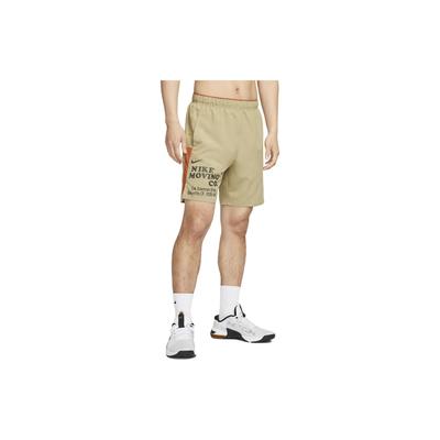 Dri-FIT Challenger Letter Print Mens Breathable Sports Training Color Block Straight Leg Shorts Men Shorts Olive-Green DX0915-276