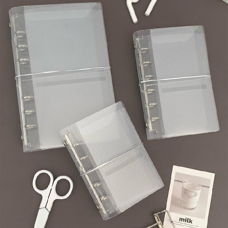 Segregator A6/A7 Folder Trójdzielny Okładka Notesu Flip Folder Plikowy Okładka Książki Prezentacyjnej Przezroczysta Okładka Segregatora