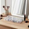 1PCS Transparent with Cover Rectangle Vertical Eyelash  Storage Box Holder Makeup Organizer