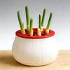 Space-Saving Design Green Onion Planter Easy Assembly Vertical 3D Printed Garden System Decorative 7 Holes