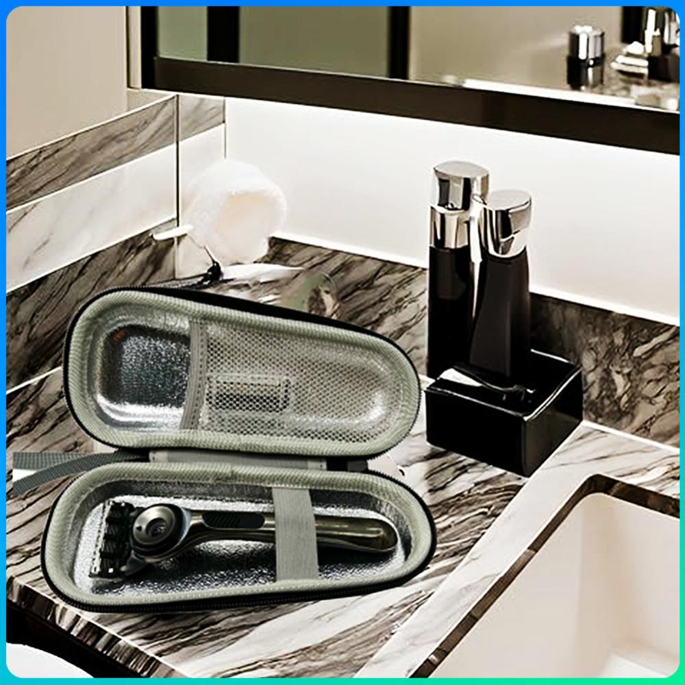 

For Gillette Fusion 5 Razor Hard EVA Travel Case Waterproof Razor Storage Bag Shockproof Travel Carrying Bag Shaver Trimmer Case China Mainland