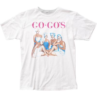 The Go-Gos Beauty And The Beat Herr T-shirt Rock And Roll Klassisk T-shirt Ny Vit