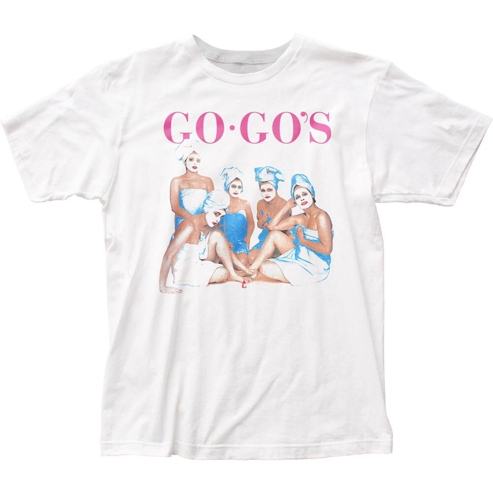 

The Go-Gos Beauty And The Beat Mens T Shirt Rock And Roll Classic Tee New White S
