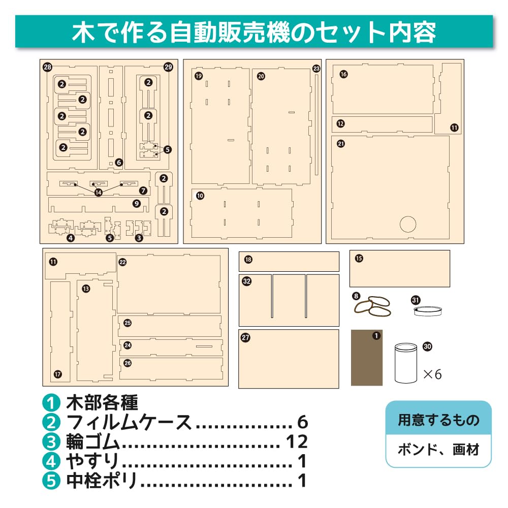 Wooden vending machine piggy craft summer elementary upper independent educational gift [Tanotsuku] toy, bank, kit, vacation, school, grades, boys,