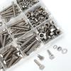 360pcs Stainless Steel Hex Bolt and Nut Set,sizes M5/M6/M8,lengths:16mm,20mm,30mm,40mm,suitable for household and industrial use
