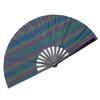 Folding Fan Portable Lightweight Decorative Bamboo Frame Reflective Butterfly Performance Hand Fan Party Decor