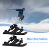 Mini Short Ski Skates Snowboardstiefel Skiboards Verstellbare Kurze Mini Schlittschuh Ski Schuhe für Winter Outdoor Sport Zubehör