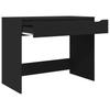 Desk Black 100 X 50 X 78 Cm Particleboard