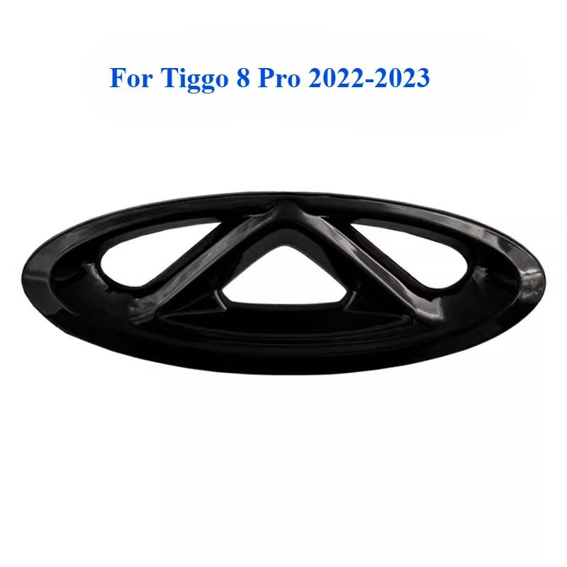 Black Car Logo Front Hood Cover Badge Rear Emblem Sticker For Chery Tiggo 8 Plus/Pro Arrizo 8 e+ -in Hybrid Styling Sticker WW23