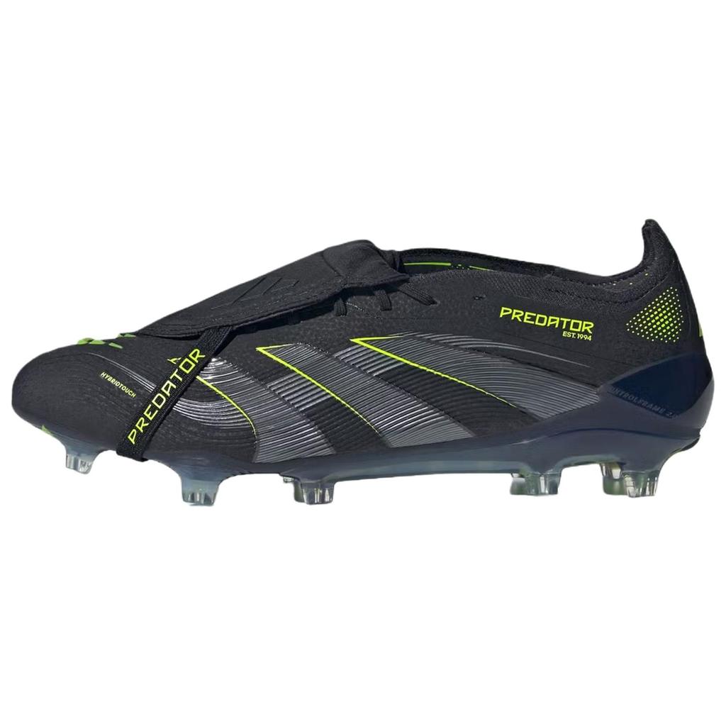 New Adidas PREDATOR ELITE FG Firm Ground Abrasion Resistant Soccer Shoes Unisex Black JI1096