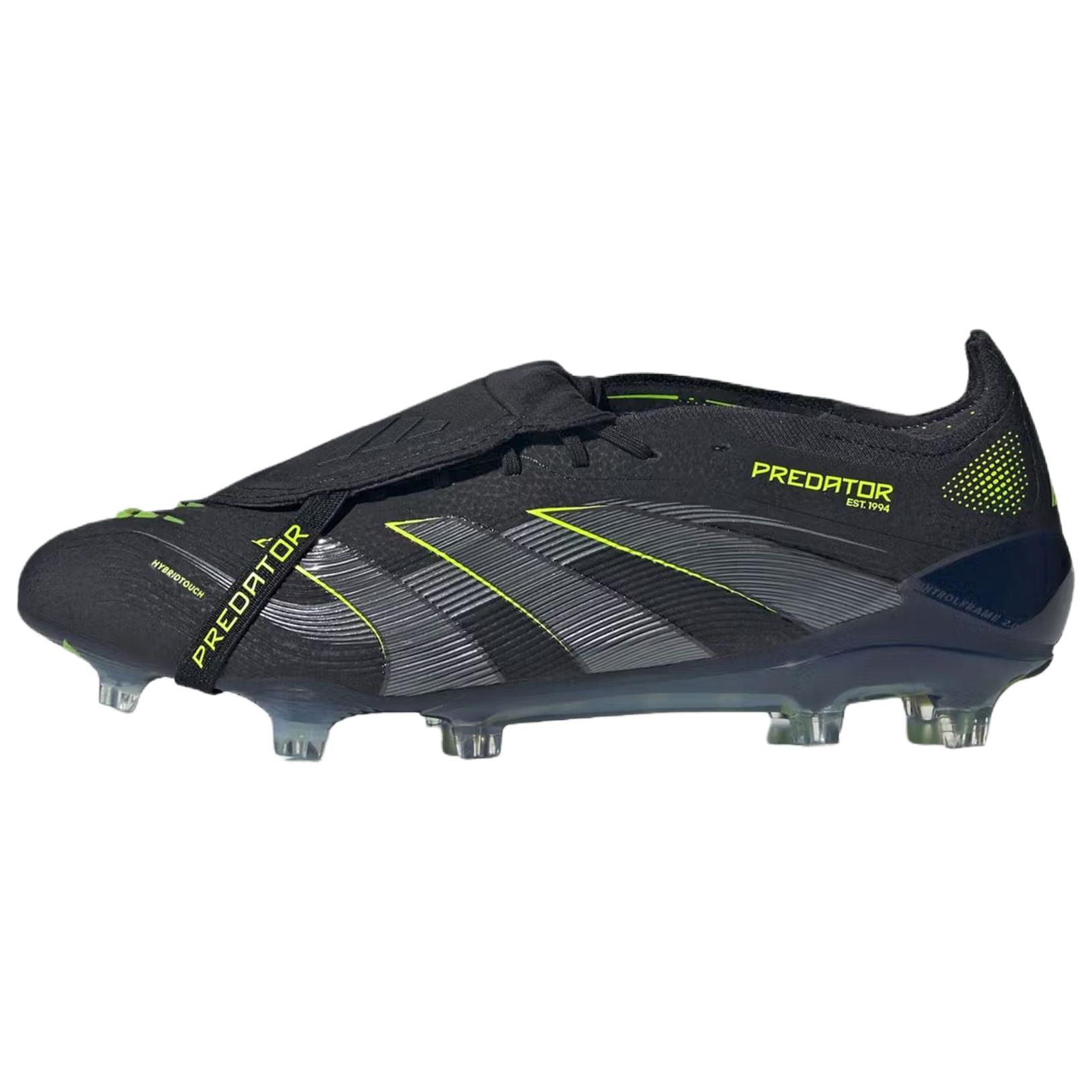 

новые футбольные бутсы Adidas PREDATOR ELITE FG для твердого грунта, износостойкие, унисекс, черные 40.5