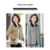 Double-Sided Wool Coat for Petite Middle-Aged Women - Spring & Autumn Style