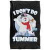 Frosty The Snowman I Don´t Do Summer Soft Touch Blanket