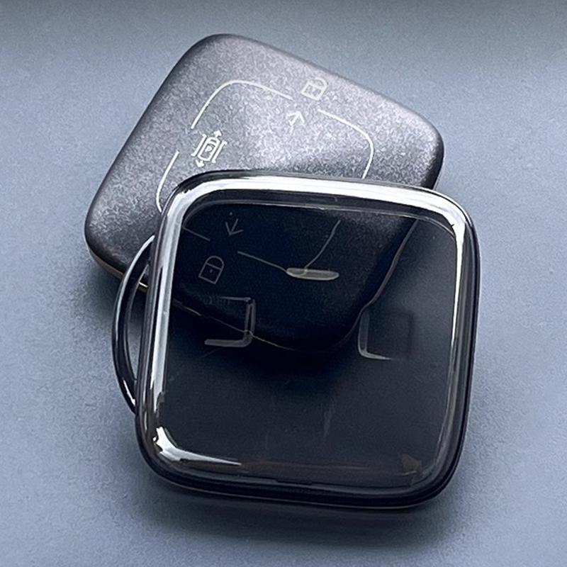 For Zeekr 001 007Gt 7X 007 X 009 X Card Transparent Remote Cover Holder Tpu Car Key Case Protector Bag Set Accessories