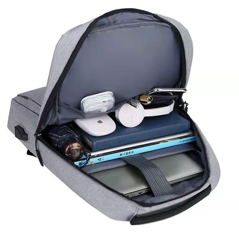 Ruizhi Solid Color Business Laptop Backpack