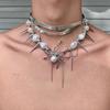 2025 Punk Necklace: Irregular Y2K Subculture Clavicle Chain for Men & Women