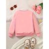Kids Crewneck Sweatshirt, Halloween Cartoon Pumpkin Capybara & HALLOWEEN Text Print