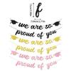 Graduation Decoration Banners With Glittering Finish Multipurpose Hanging Streamers 3 Color Option