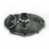 Western Cowboy Skull Black Large Zinc Alloy Retro Oval Belt Buckle