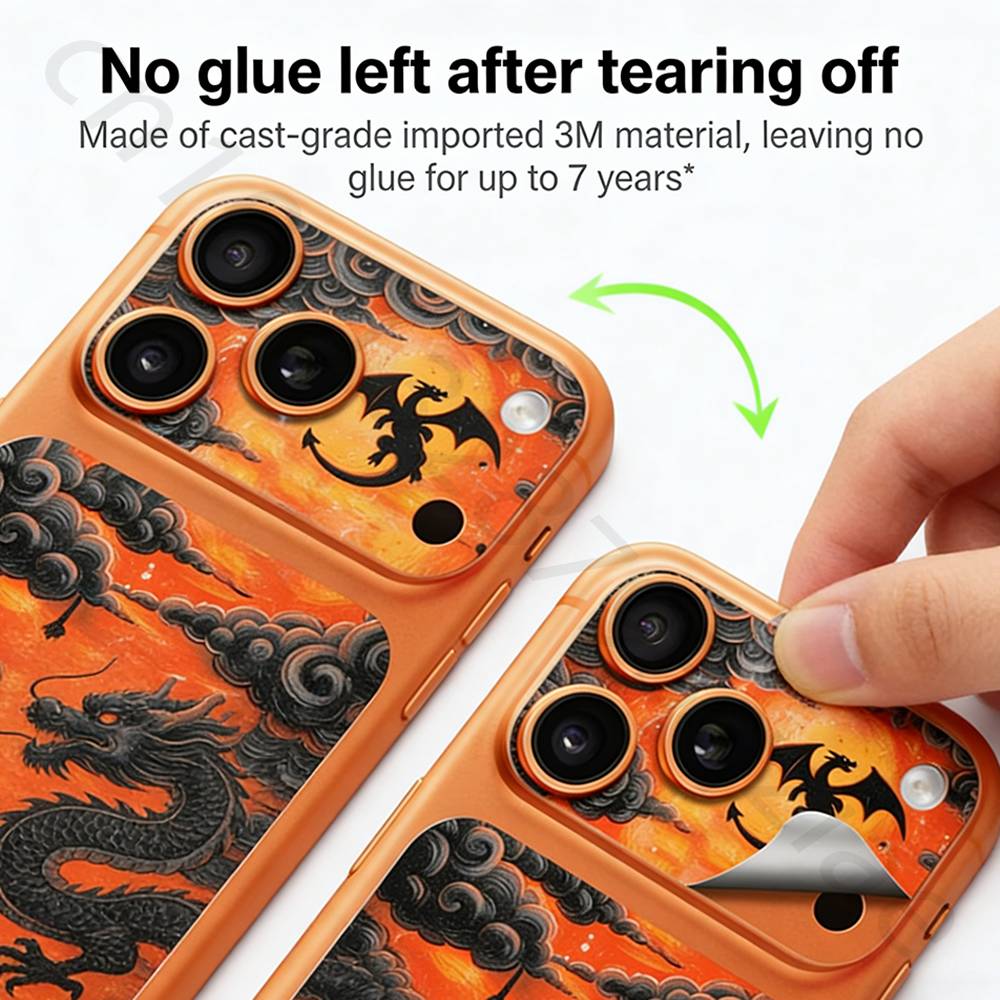 Renaissance Art painting For iPhone 17 pro Max /17 pro Full Cover Decal Skin Wrap 3D Colorful Rear Protective Sticker Film