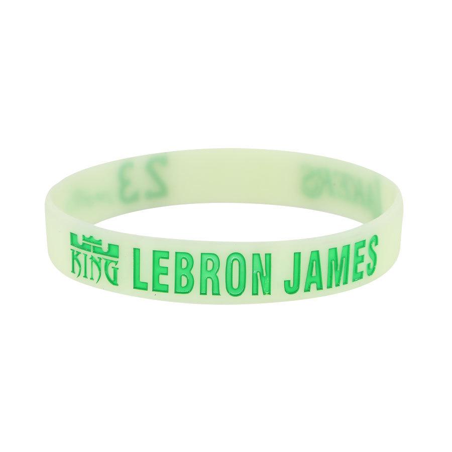 Douyin Popular NBA Star Signature Luminous Silicone Sports Bracelet/Wristband