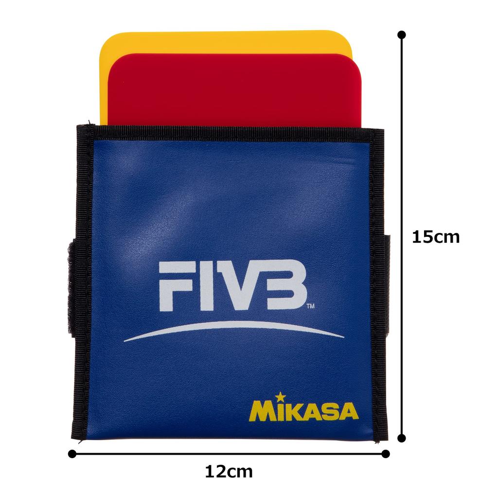 MIKASA Volleyball Warning Card (for Referees) VK Yellow/Red