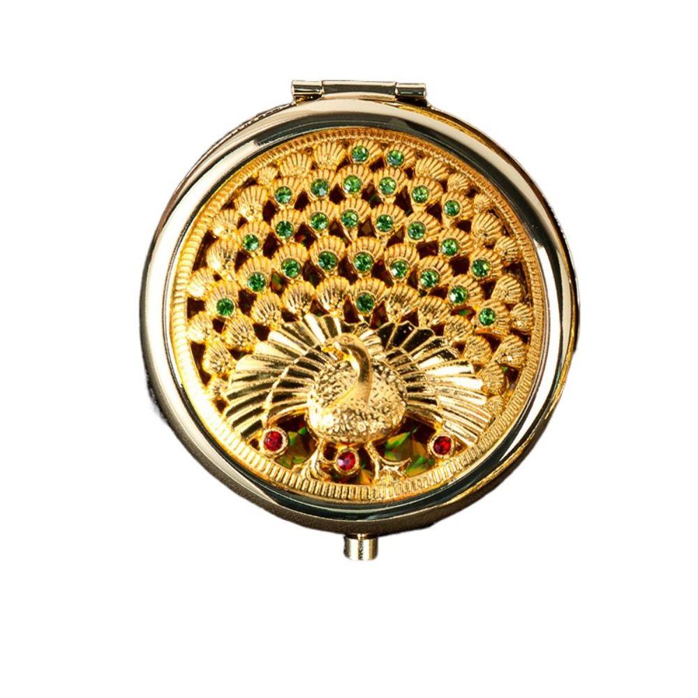 Gliter Exquisite Mirror Decorative Pocket Mirror Luxurious Portable Mirror  Children