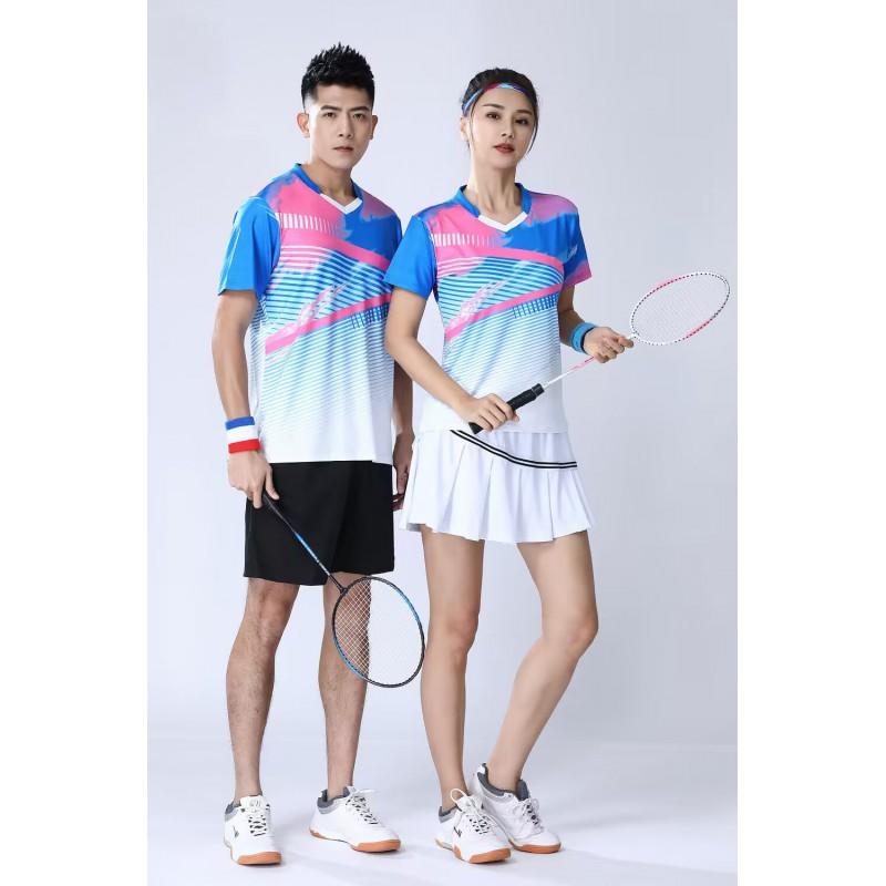 Badminton Shirts Men Women Quick Dry Breathable Sports Tops Couple Athletic Tees All