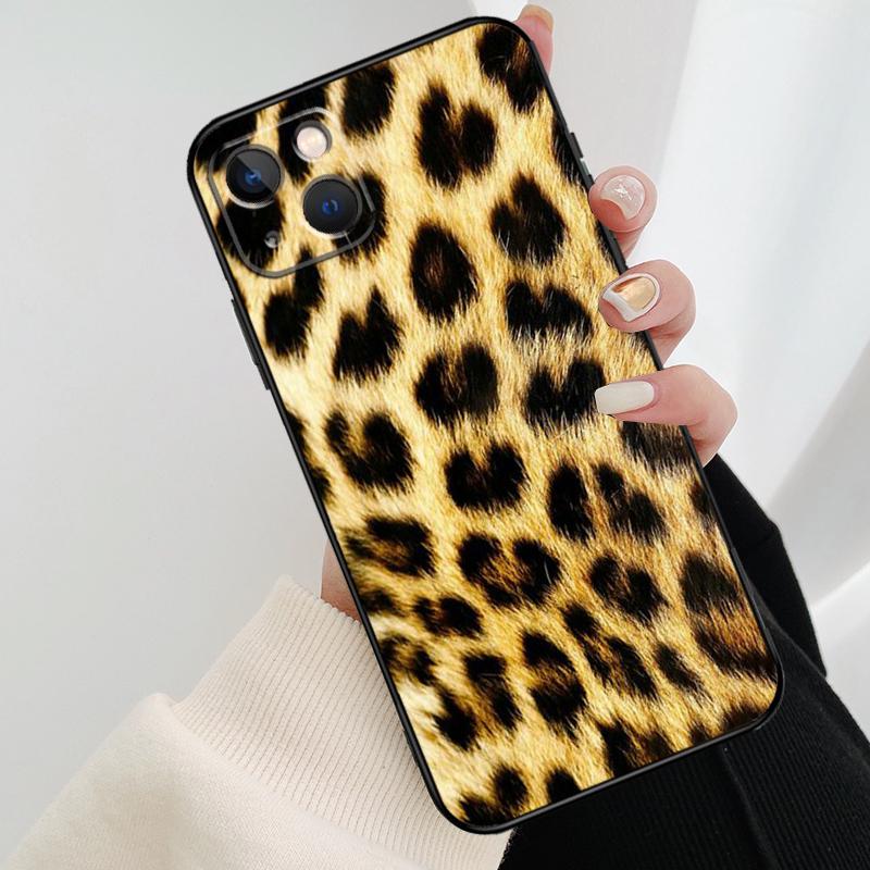 Leopard Pattern Animal Colorful Phone Case For iPhone 17 Pro Max 16 15 11 13 12 14 Pro Max mini 15 16 Plus 16e 17 Air Cover