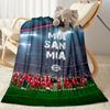 Bayern Munich Blanket Soft Warm Cozy Suitable for Sofa Bed Seaside for All Occasions Modern Ideal Gift For Birthday Valentine'S Day
