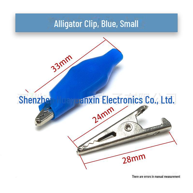 Cleme electrice tip crocodil: Cleme de testare cu teacă pentru baterii, cabluri și alimentare - mici, medii, mari