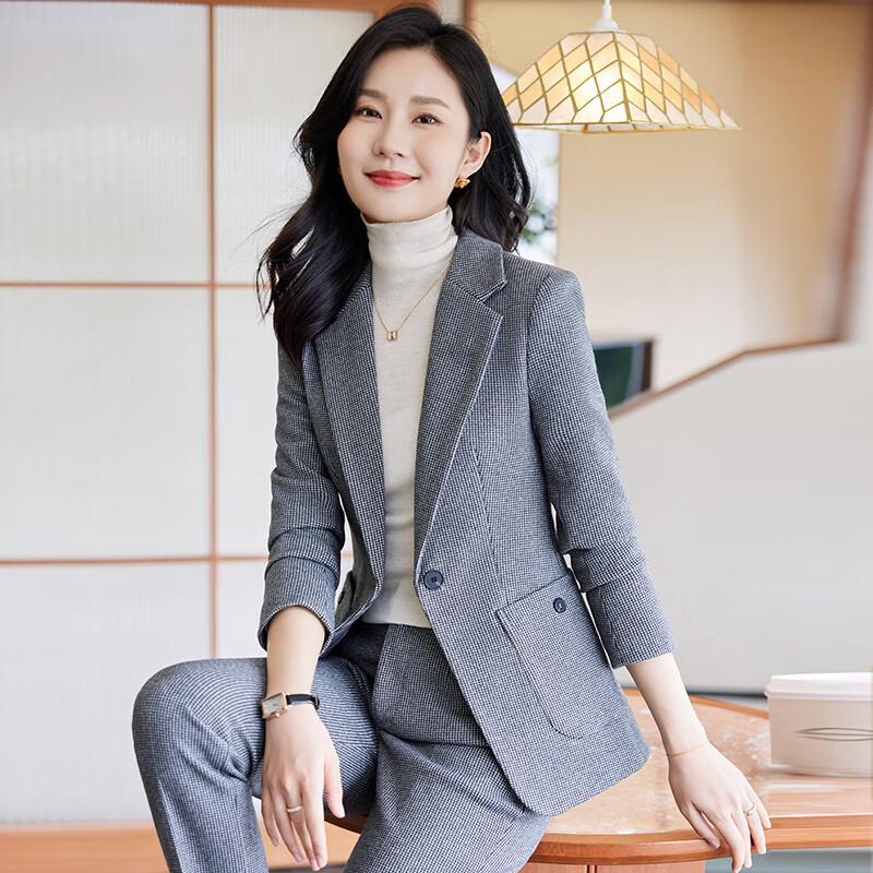 

Tiluoman Women s Plaid Business Suit Set Multiple Sizes