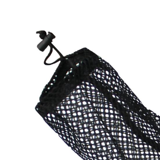 Golf Netztasche Große Kapazität Verschleißfest Schwarz Netztasche Golfbälle Tragehalter