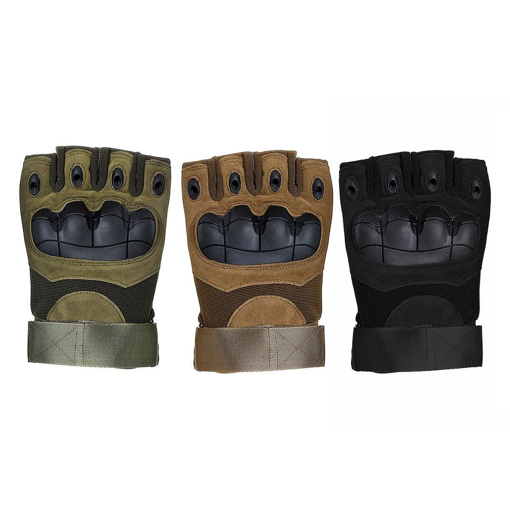 Sporty na świeżym powietrzu Męskie rękawice bez palców i pełne do jazdy, wspinaczki, treningu, taktyczne, rowerowe