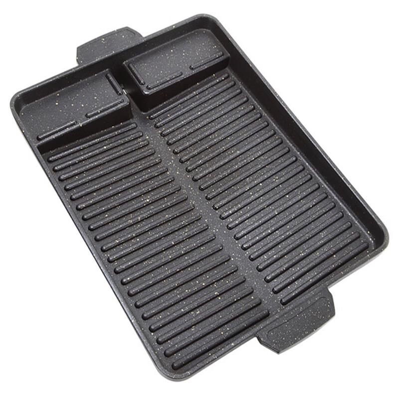 Wutuo Rectangular Cast Iron Grill Pan