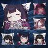 Genshin Impact C-Columbina Throw Pillow Case For 45x45cm,55x55cm,30x30cm For Home Bedroom Decoration And Protector