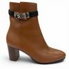 Excellent HERMES Short Boots Saint Germain Short Kelly Boots Brown 37 182102Z Used