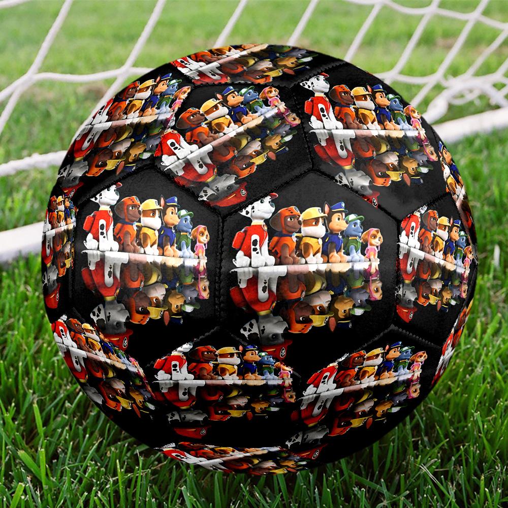 PAW Patrol Print Size 5 Soccer Ball, Standard Match Football for Sports Game and Team Practice, Ideal Gift for Soccer Fans