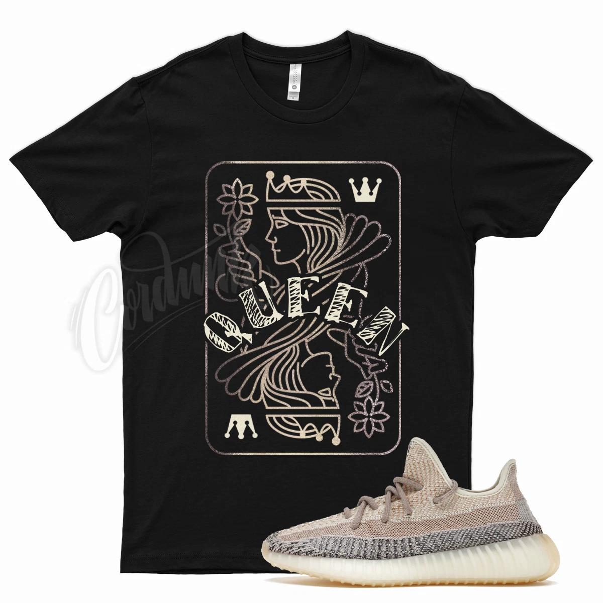 

Black QUEEN T Shirt for YZ 350 V2 Ash Pearl Reflective Stone Blue Sand M